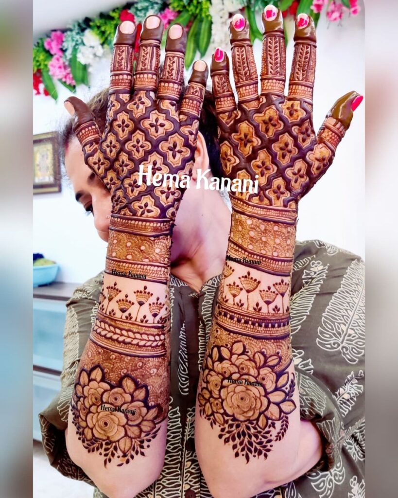 Bridal Full Hand Mehndi Design