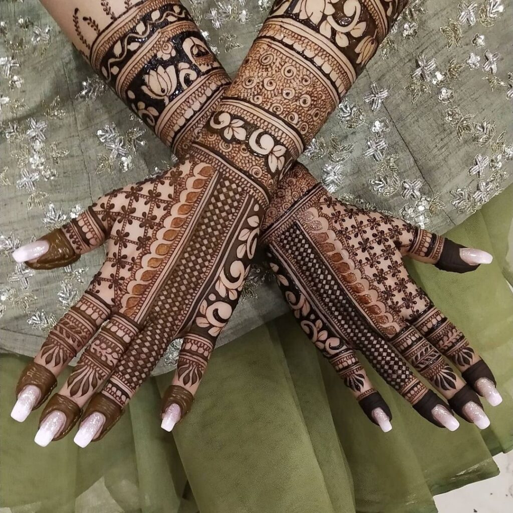 Bridal Full Hand Mehndi Design