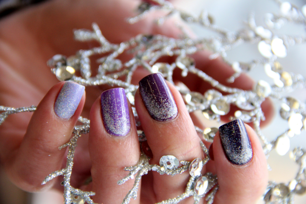 Ombre Glitter Nails