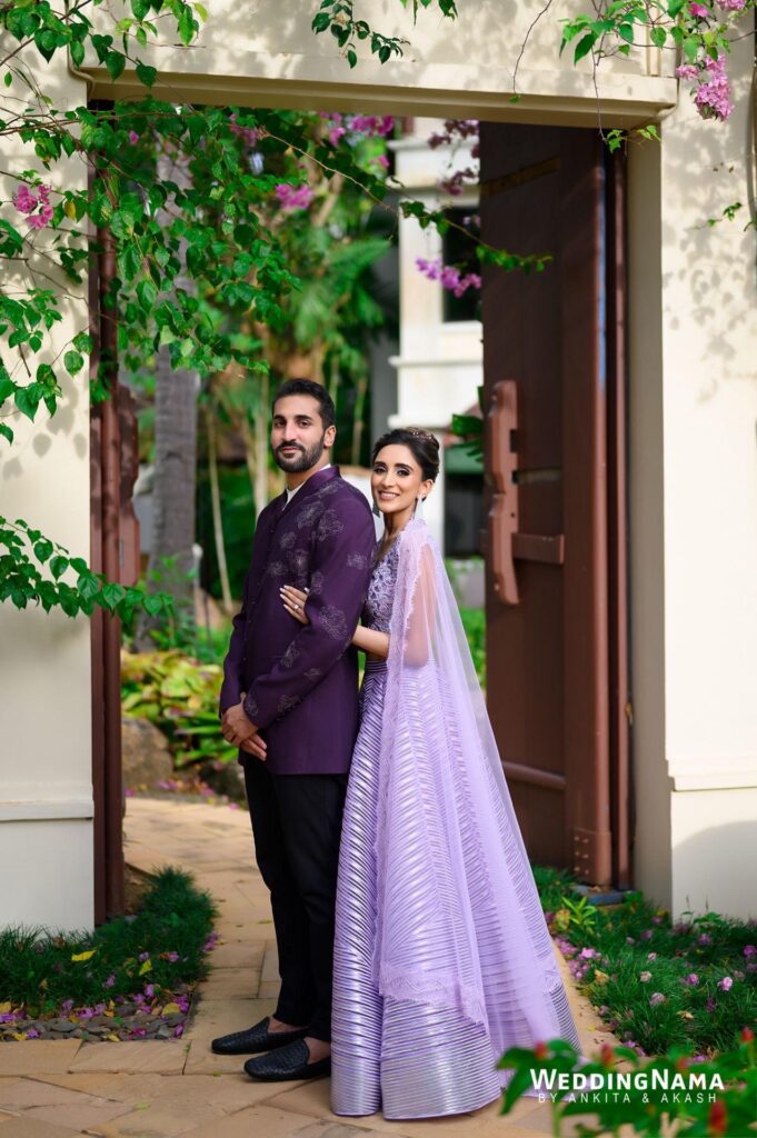 Lavender Color Couple Outfits Couple Wedding Dress, Indian, 41% OFF