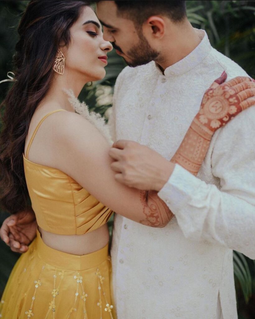 Haldi Ceremony Pose