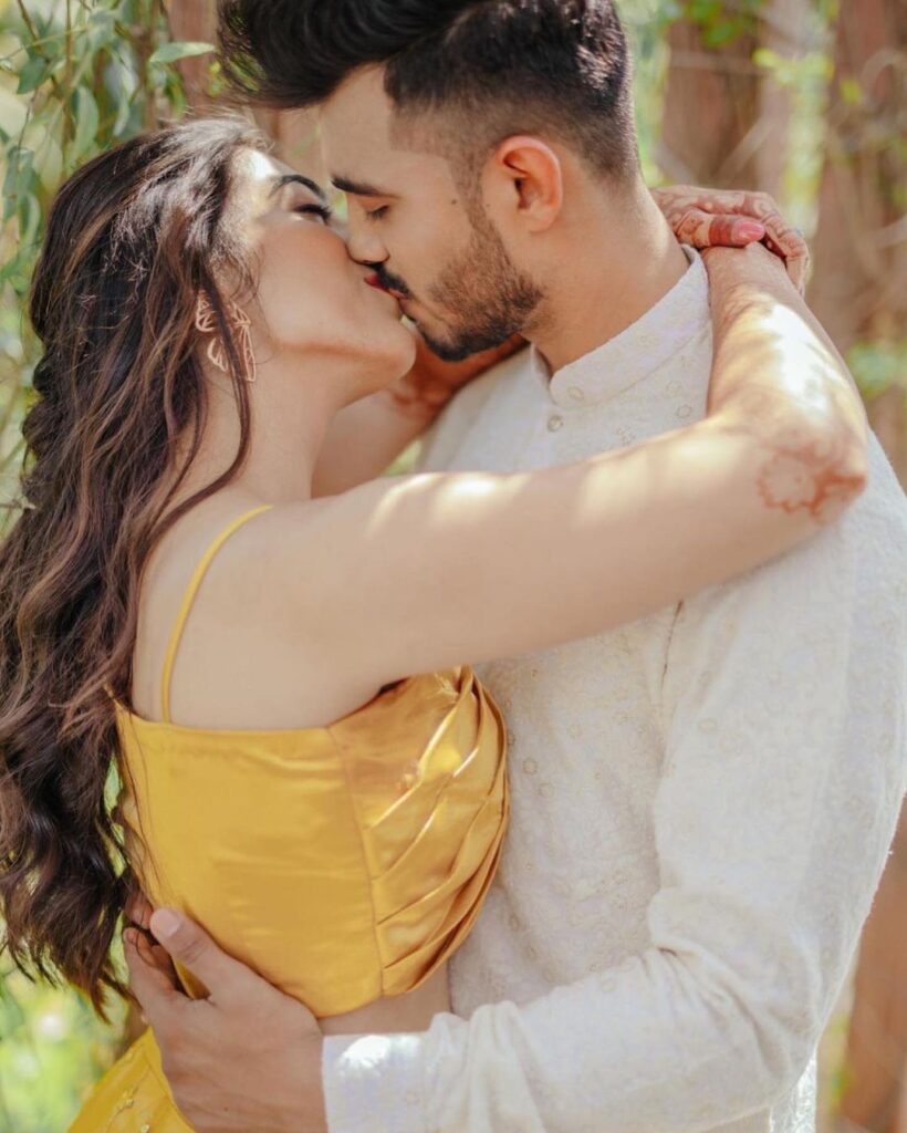 Haldi Ceremony Pose