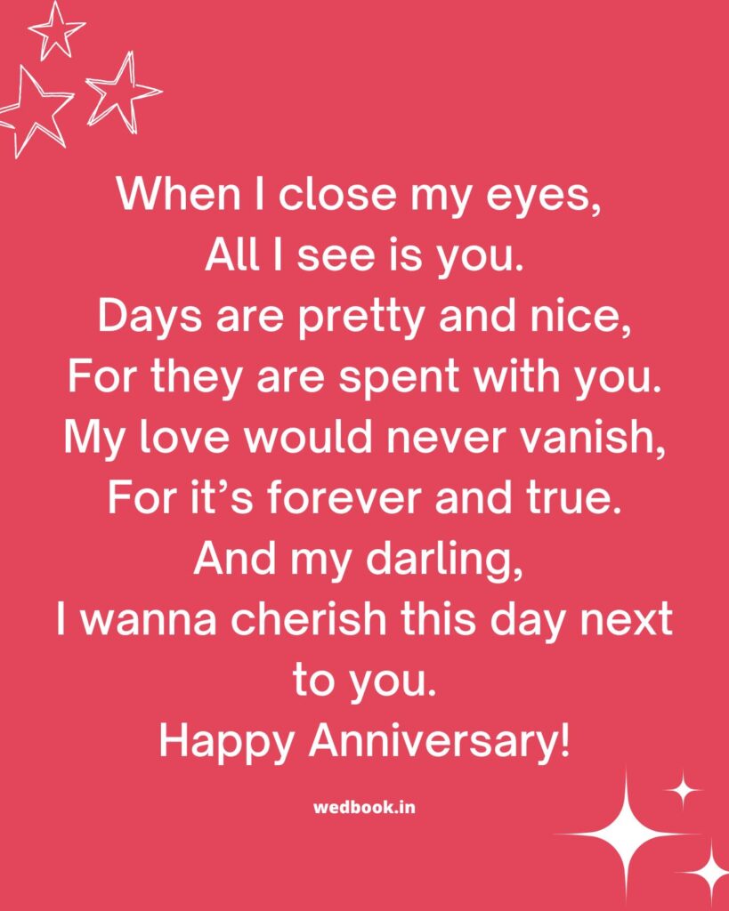Poem Anniversary Wishes For Husband