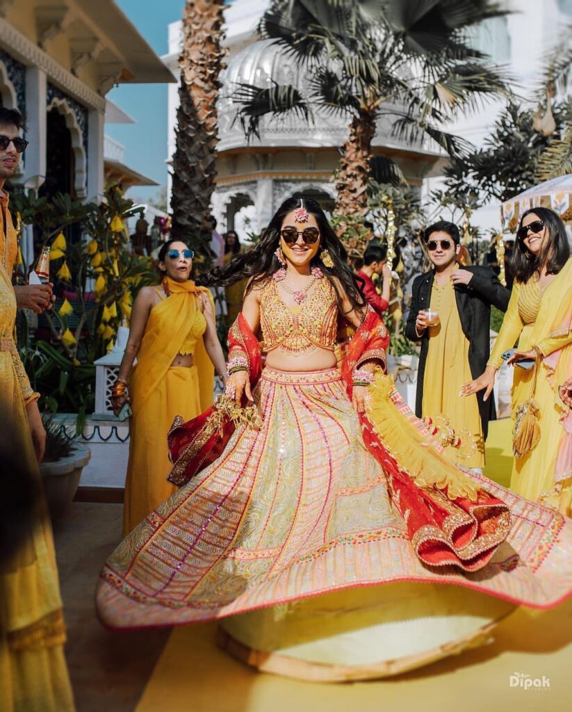 15 Gorgeous Haldi Ceremony Dress ideas For Brides in 2023