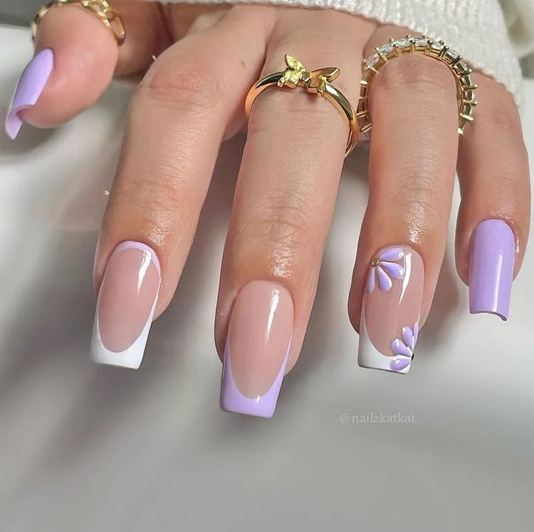 Coffin Summer Nails