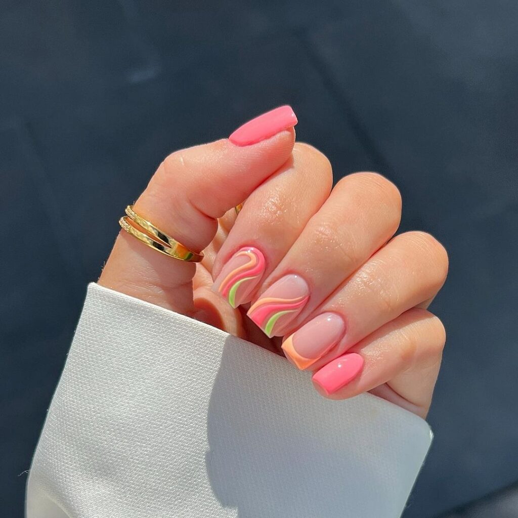 Bright Summer Nails