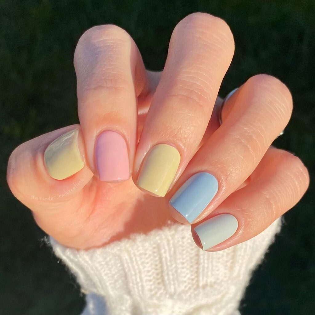 Pastel Summer Nails