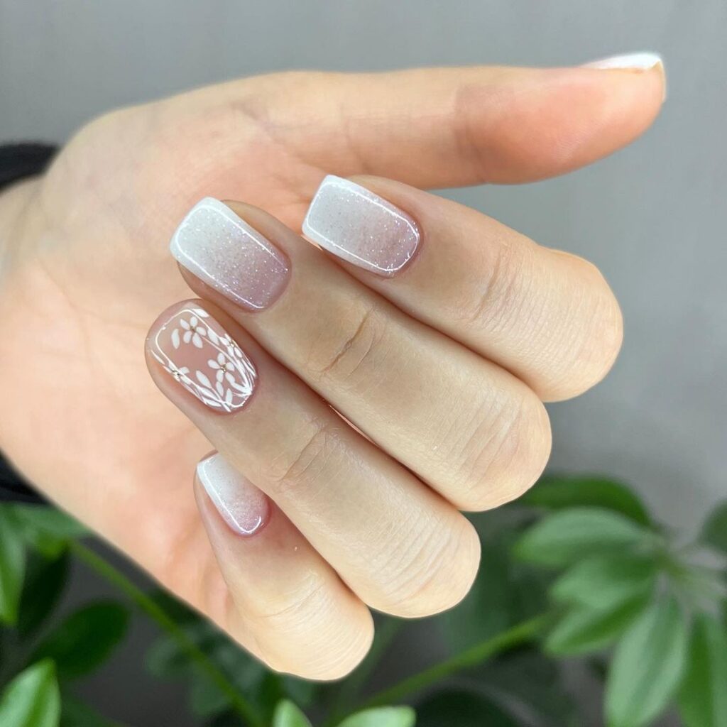 Glitter Summer Nails