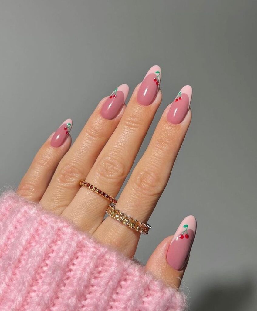 Pink Summer Nails