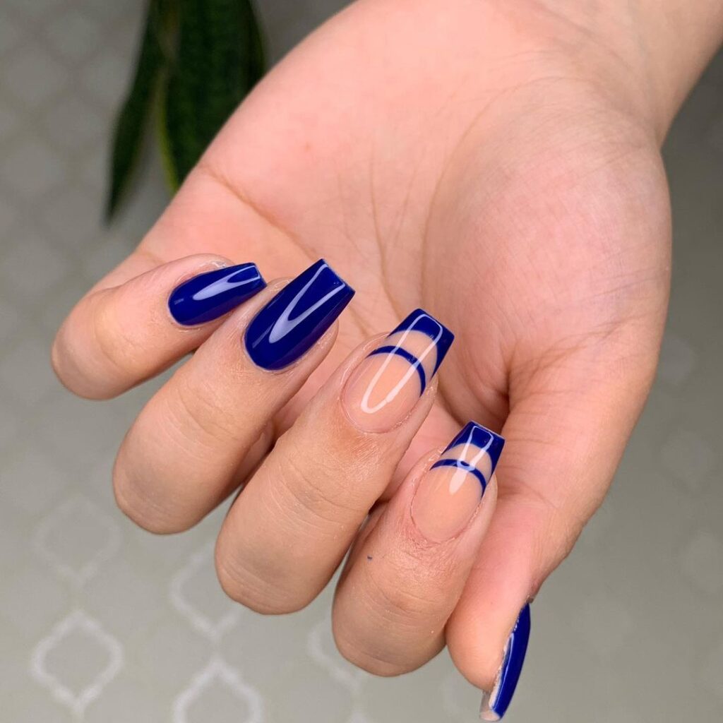 Blue Summer Nails