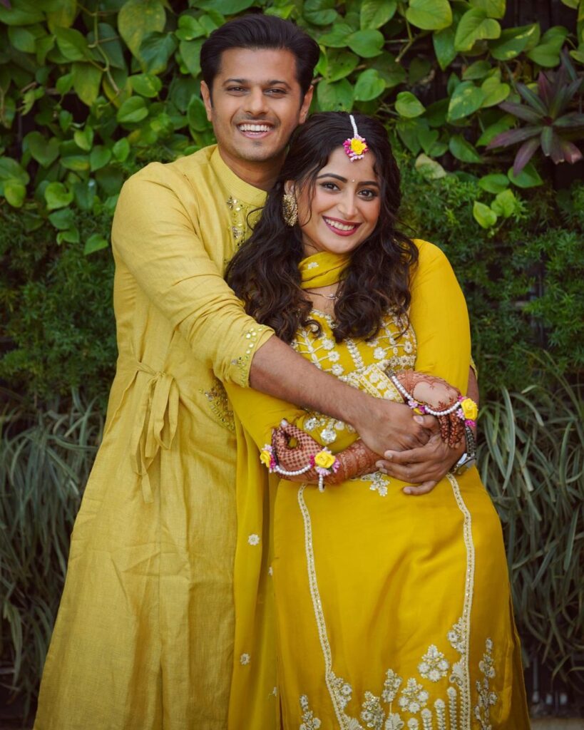 Haldi Ceremony Pose