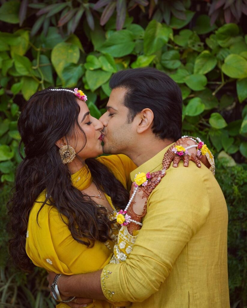 Haldi Ceremony Pose