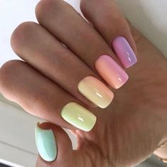 Ombre Summer Nails