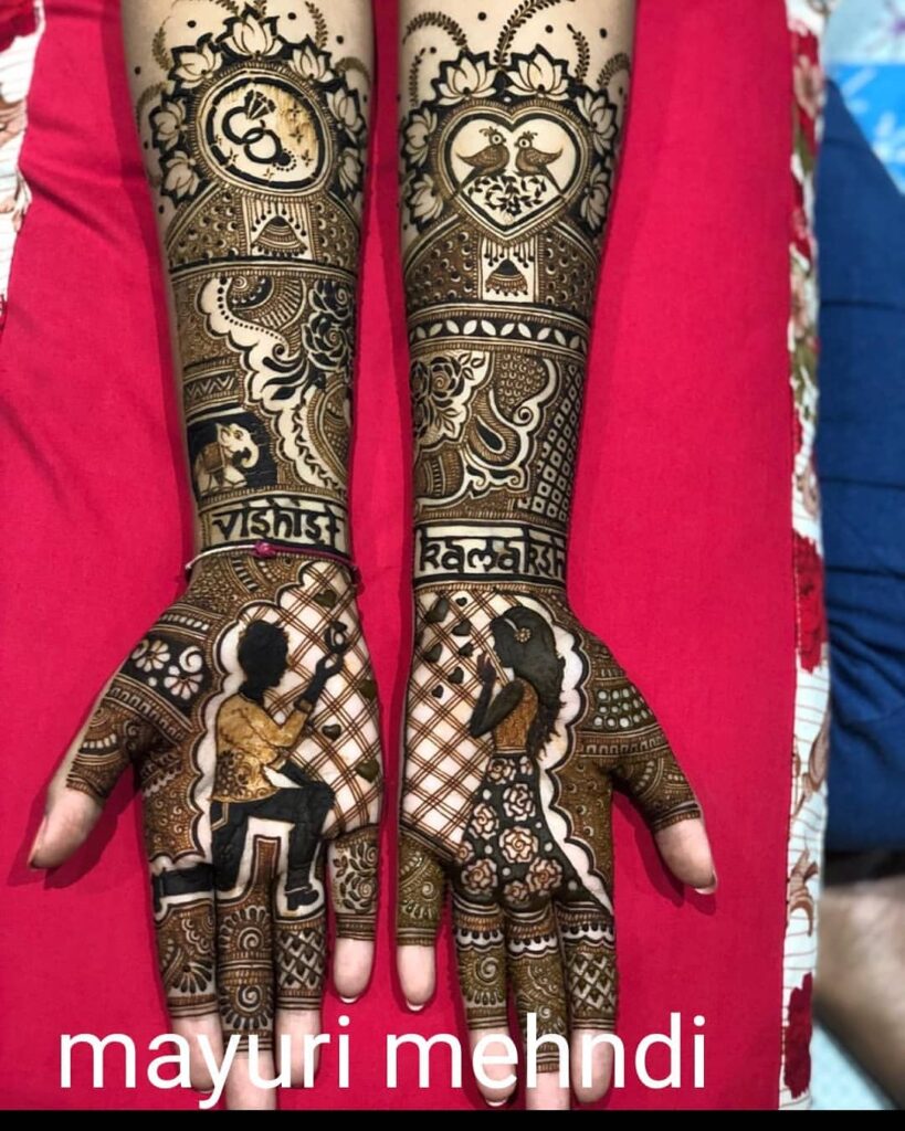 Bharwa Bridal Mehendi