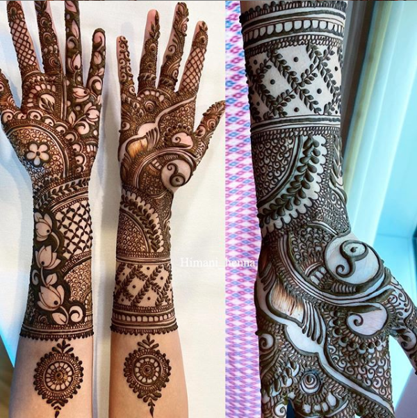 Simple Bridal Mehndi Design