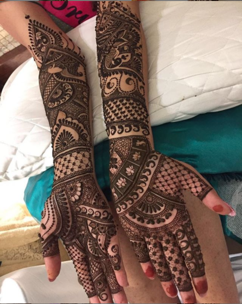 Simple Bridal Mehndi Design