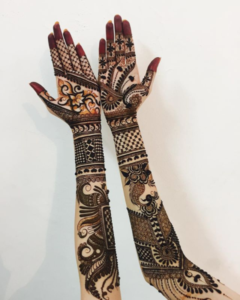 Simple Bridal Mehndi Design