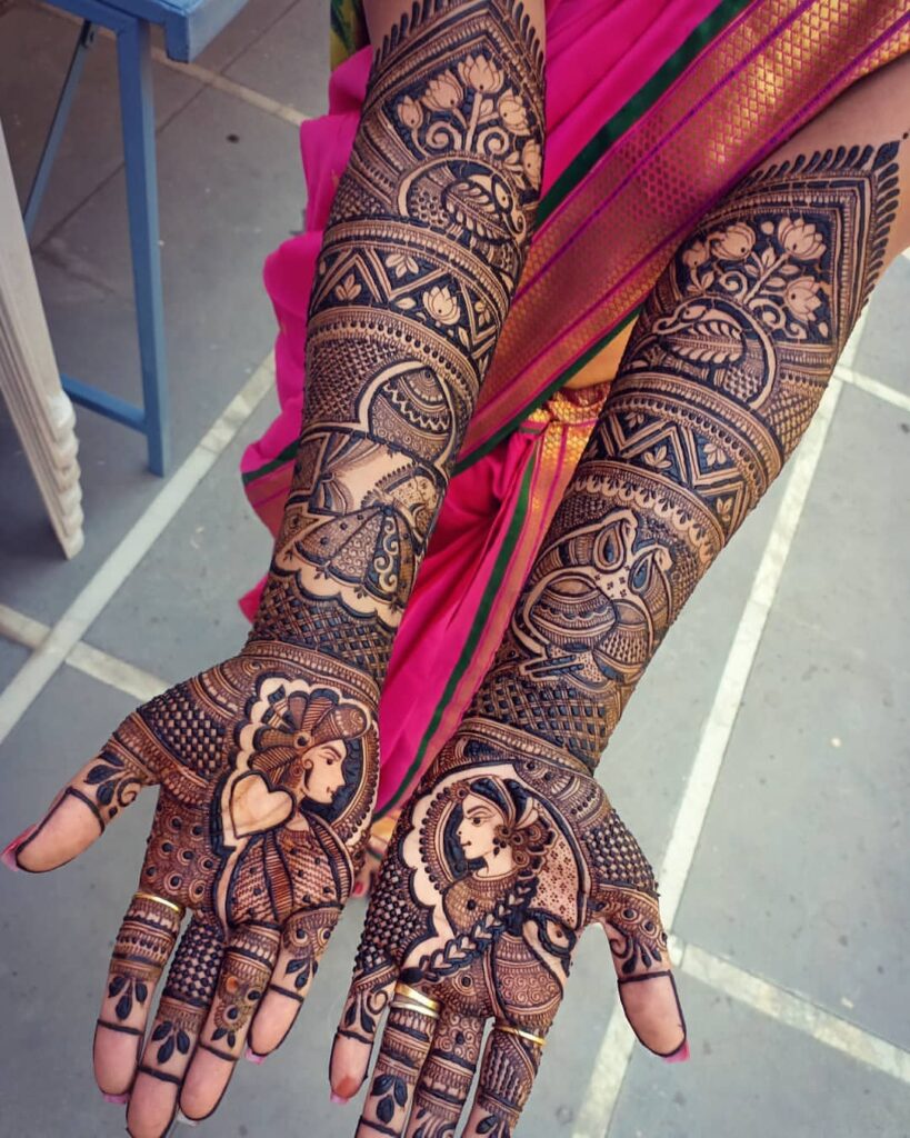 Bridal Mehndi Design For Full Hands