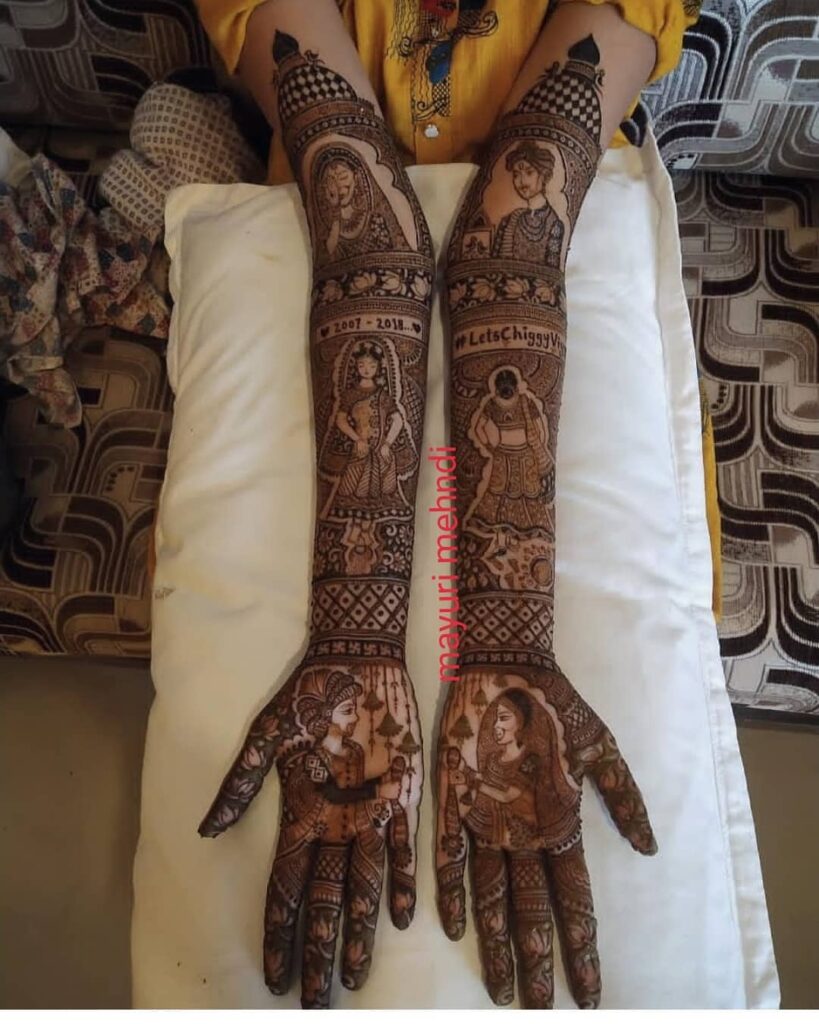 Bridal Mehndi Designs For Full Hands