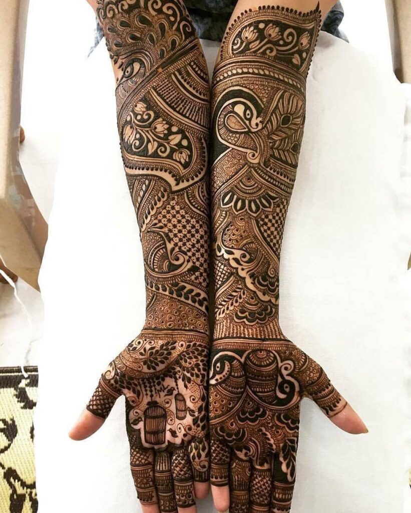 Bridal Mehndi Designs For Full Hands