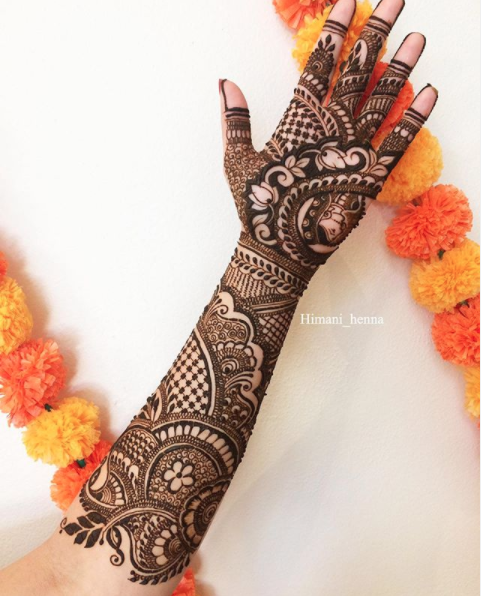 Bridal Mehndi Designs For Full Hands