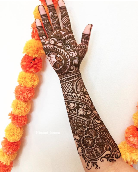 Bridal Mehndi Designs For Full Hands