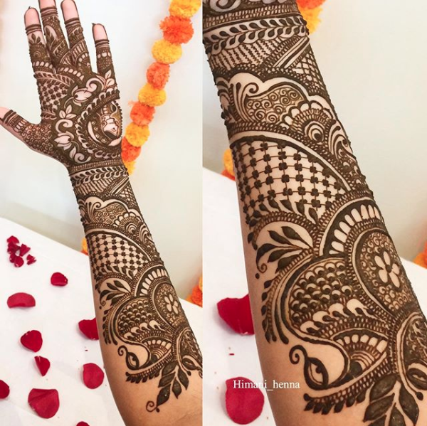 Bridal Mehndi Designs For Full Hands