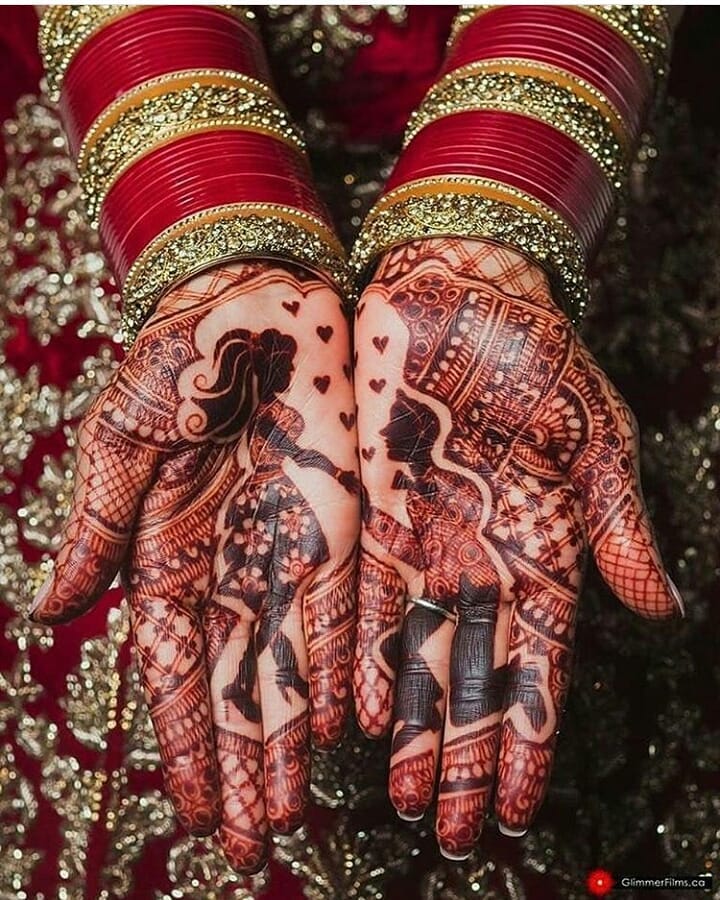 Stylish Bridal Mehndi Design