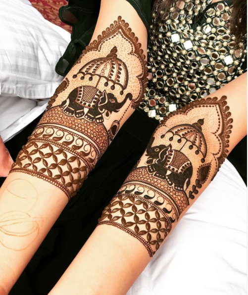 Unique Bridal Mehndi Design