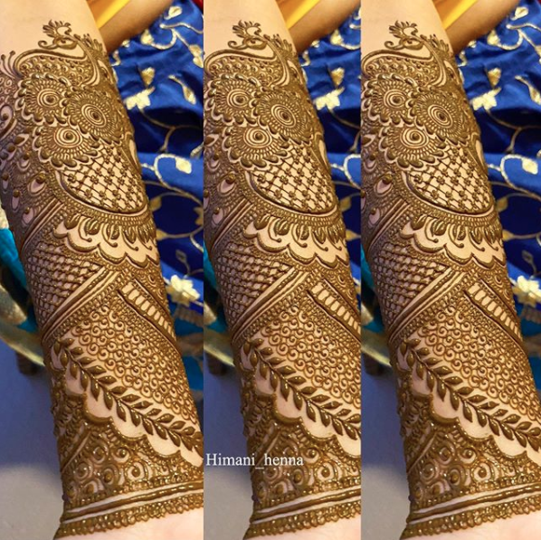 Unique Bridal Mehndi Design