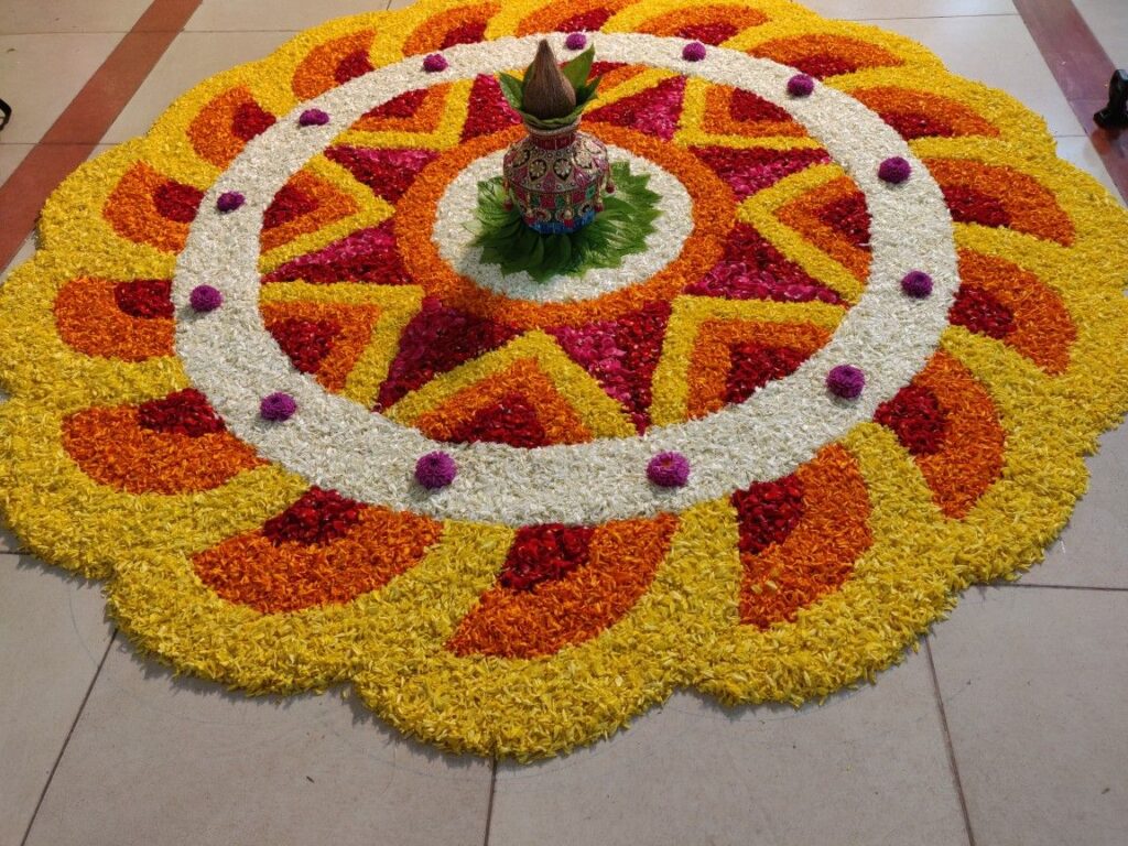 Flower Rangoli Designs