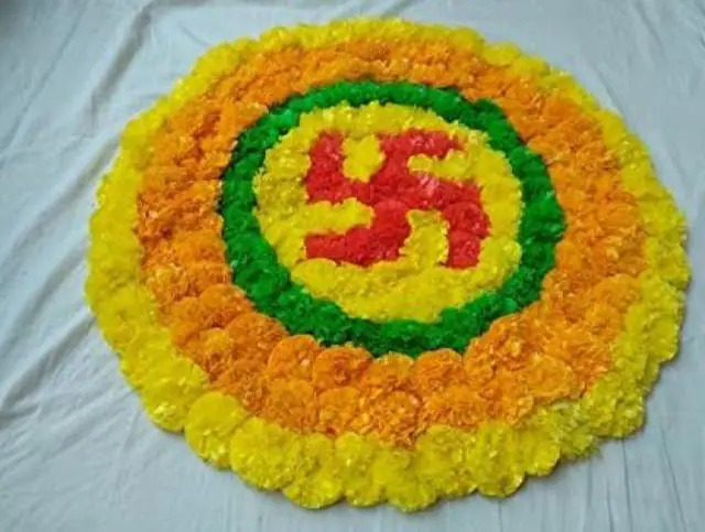 Flower Rangoli Designs