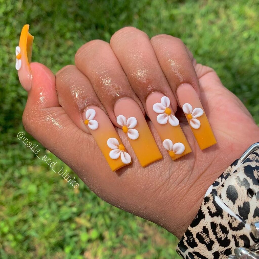 Yellow Spring Nail Designs