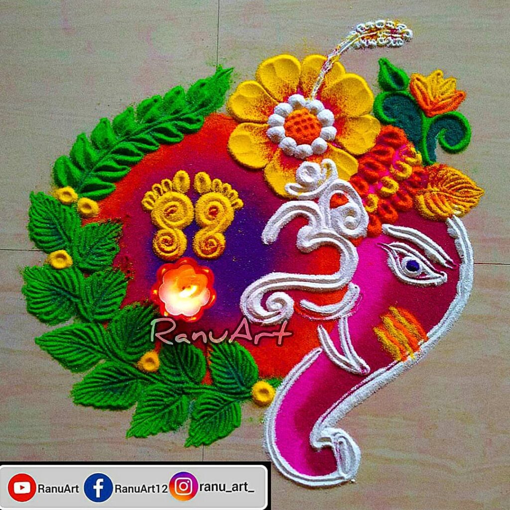 Top 40 Latest and Simple Rangoli Designs For Diwali 2019  by Pooja gupta   Medium