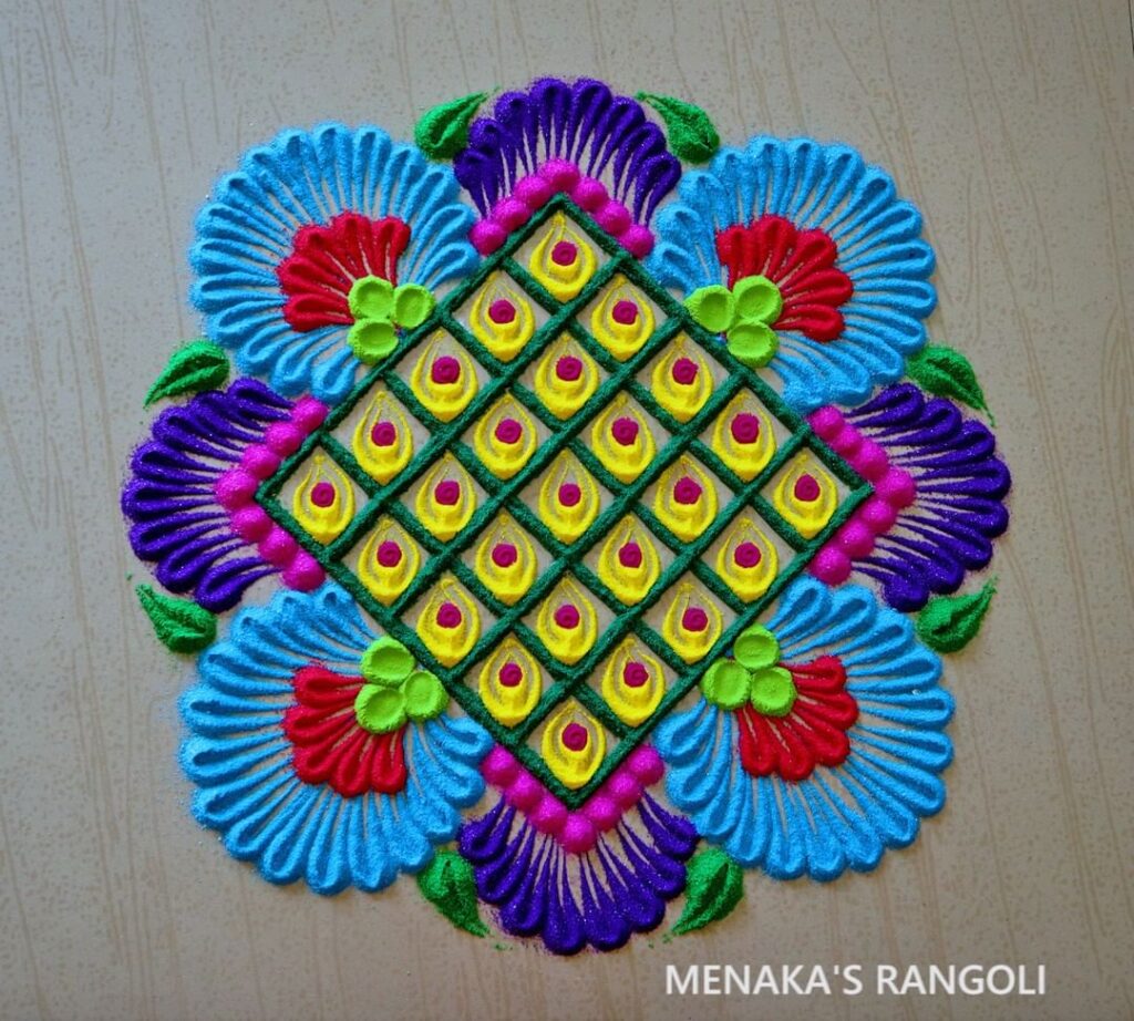 Beautiful Diwali Rangoli