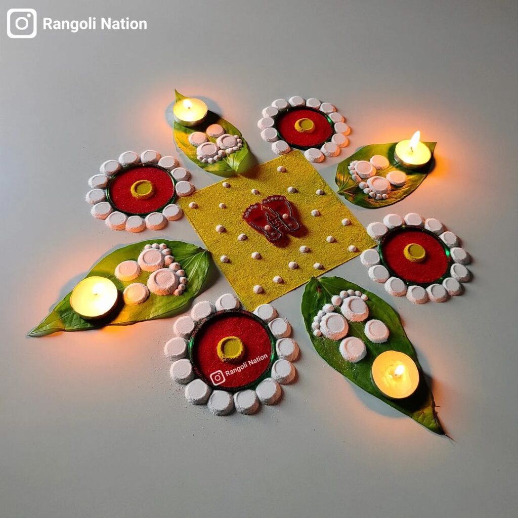 25 Simple And Easy Sand Rangoli Designs - 2023 (With Images) | Fabbon