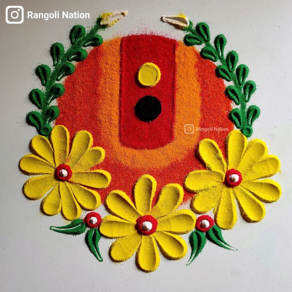 Simple Rangoli Ideas