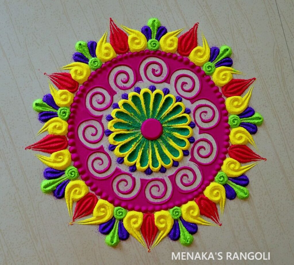 Simple Rangoli Ideas