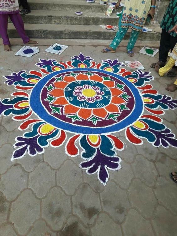 Rangoli Designs Drawing