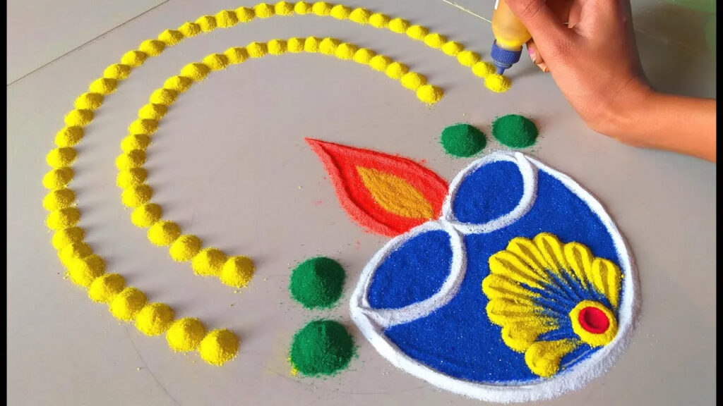 Easy Rangoli Designs For Diwali