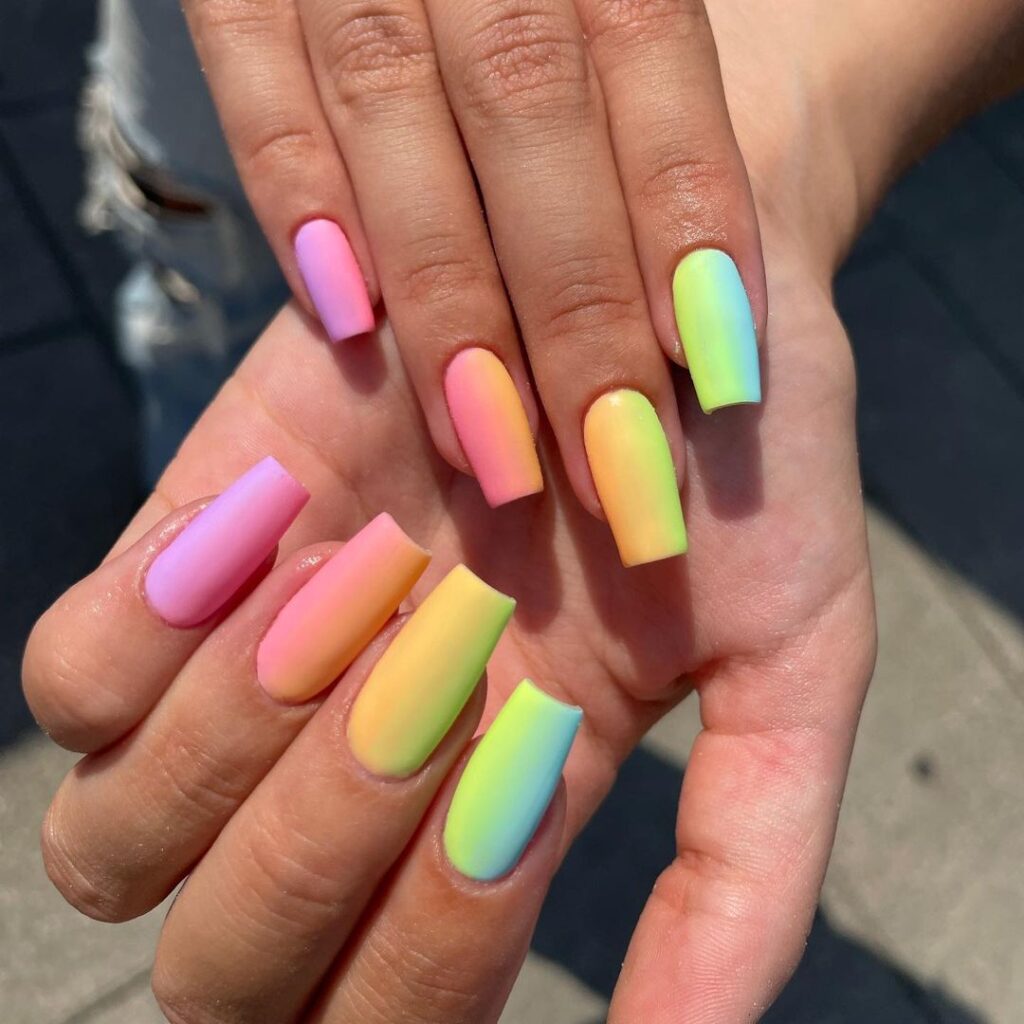 Spring Nail Designs Coffin