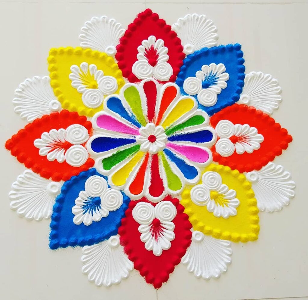 Simple Rangoli Designs