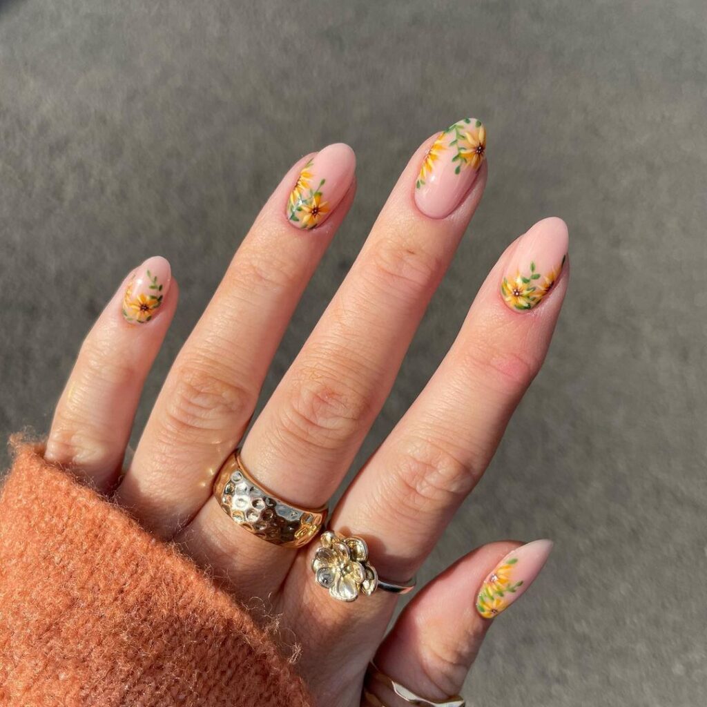 Yellow Summer Nails