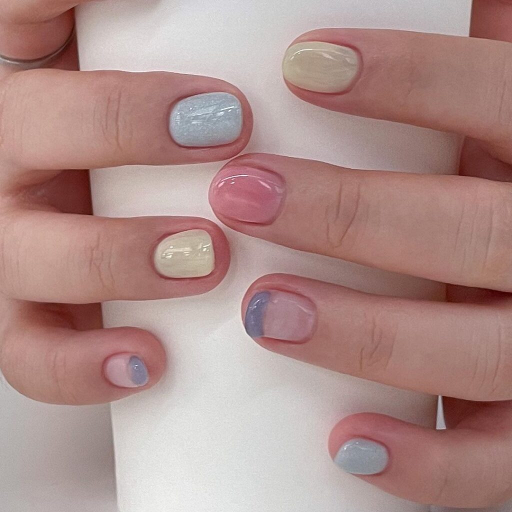 Blue Spring Nail Designs