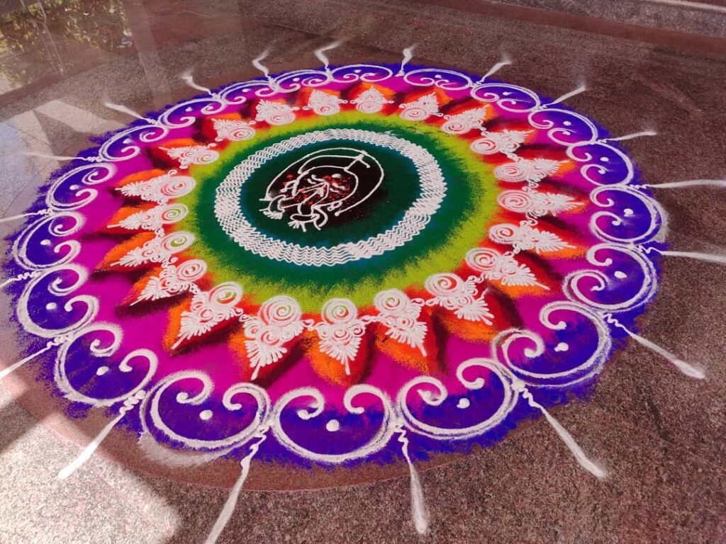 Rangoli Designs White