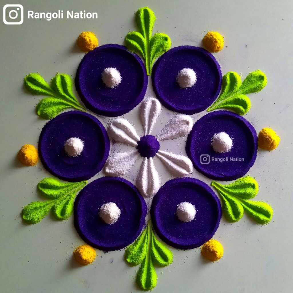 Simple Rangoli Designs