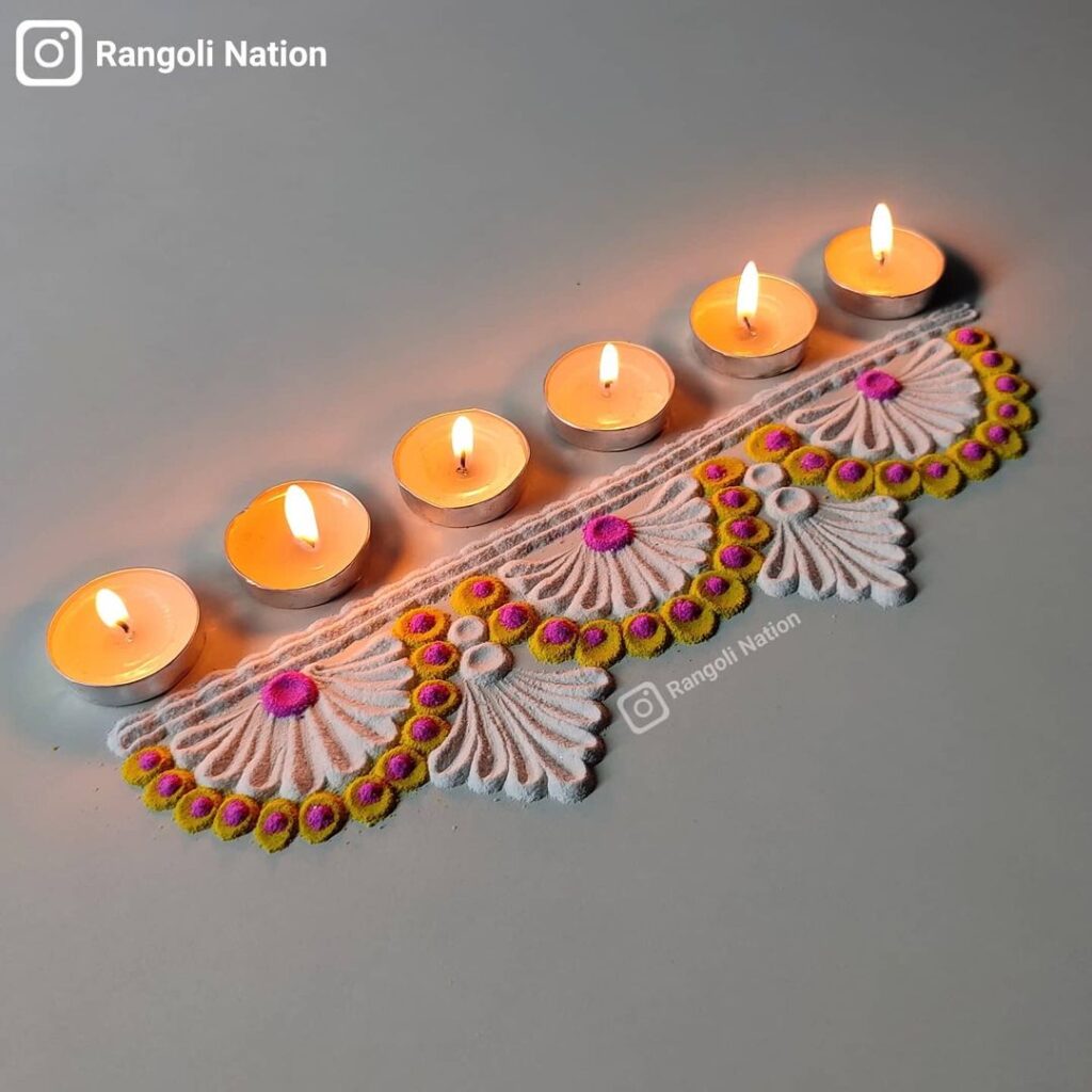 Easy Diwali Rangoli