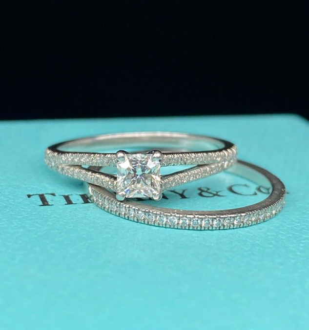 Tiffany Split Shank Engagement Ring