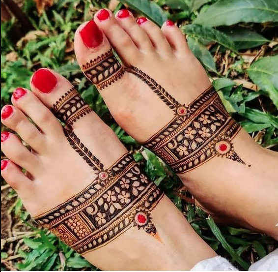 Karva Chauth Mehndi For Foot