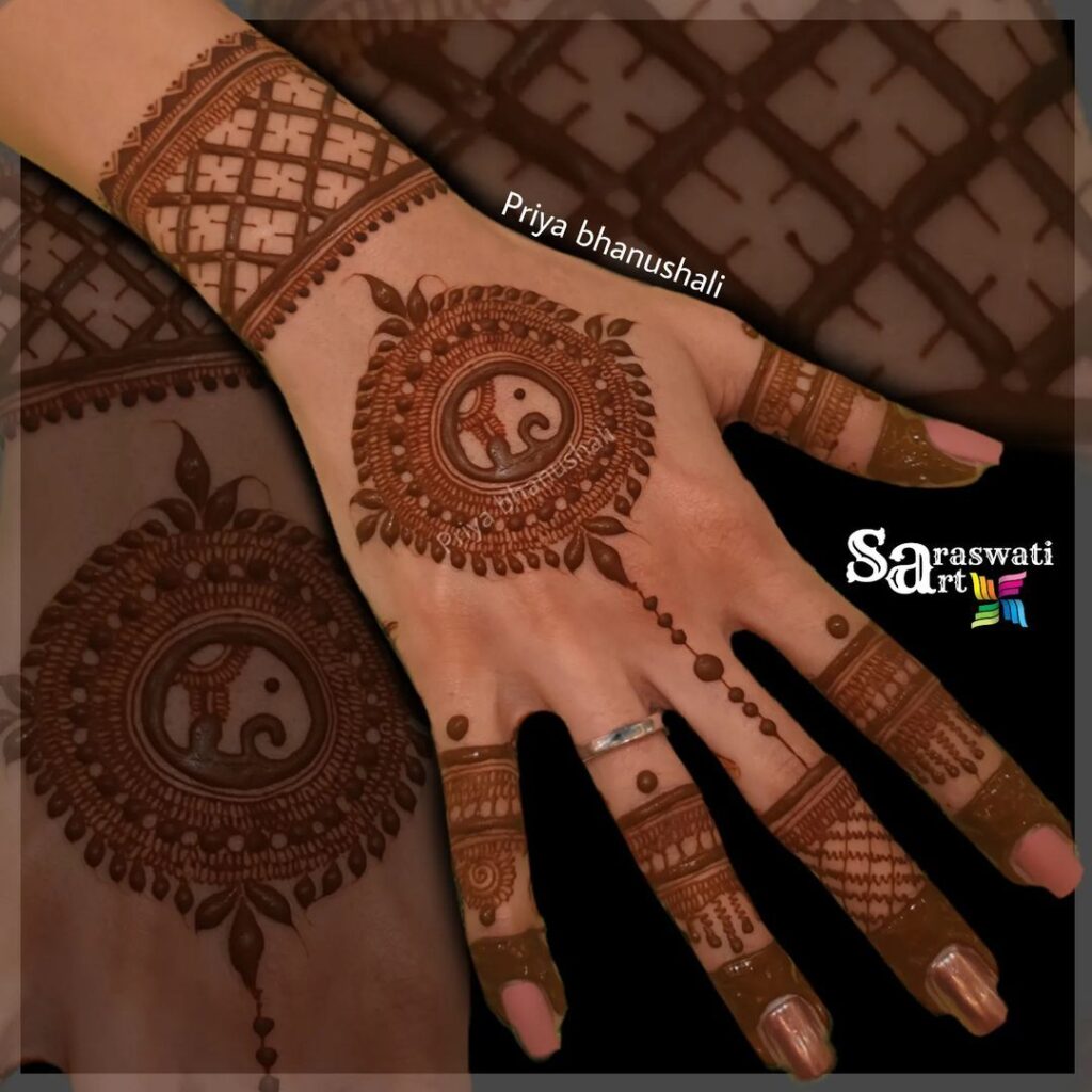 Modern Karva Chauth Mehndi Designs